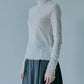 Fitted High-neck Tulle Top