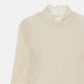 Fitted High-neck Tulle Top