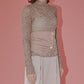 Floral Tulle Top