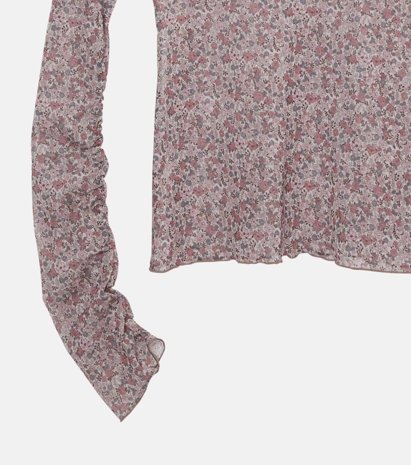 Floral Tulle Top