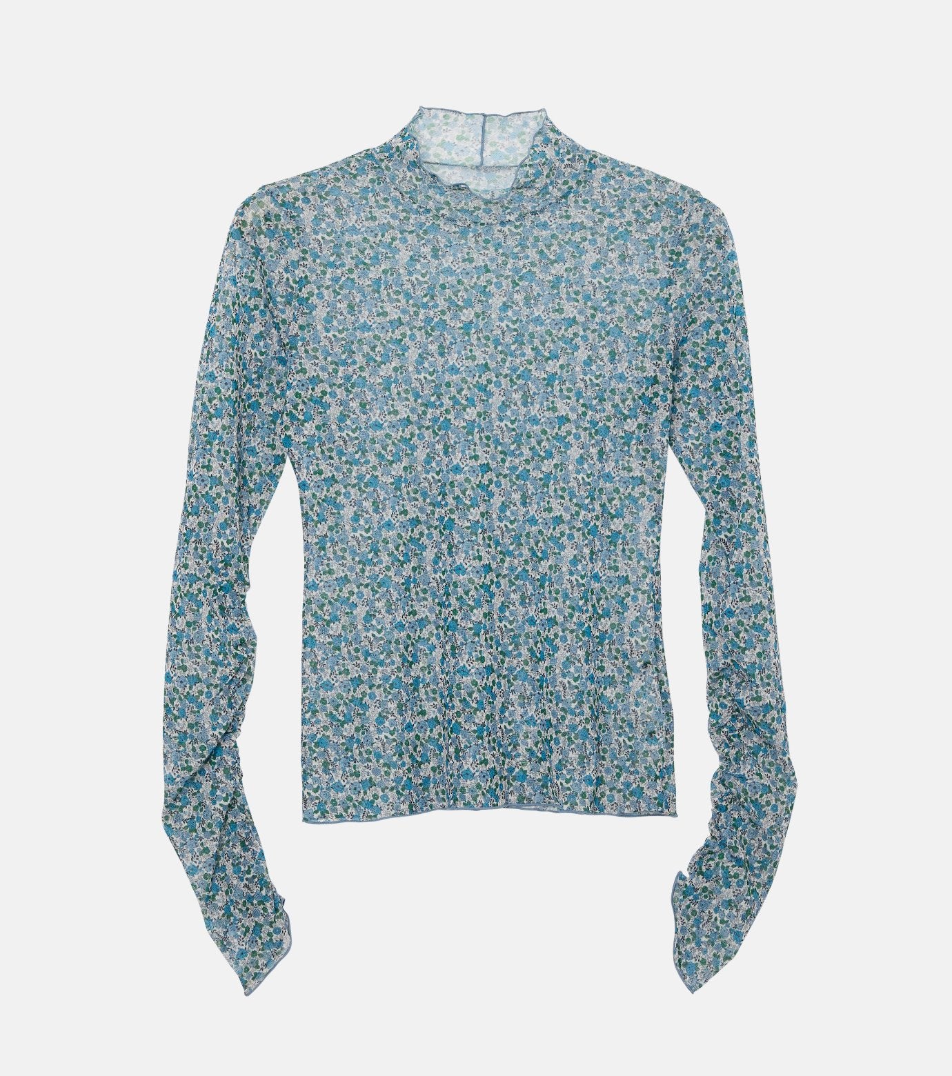 Floral Tulle Top