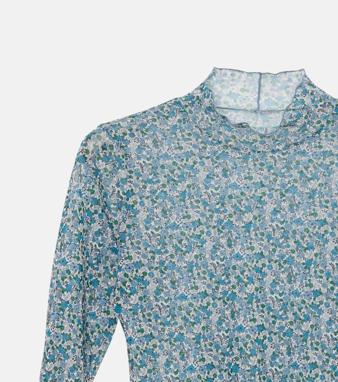 Floral Tulle Top