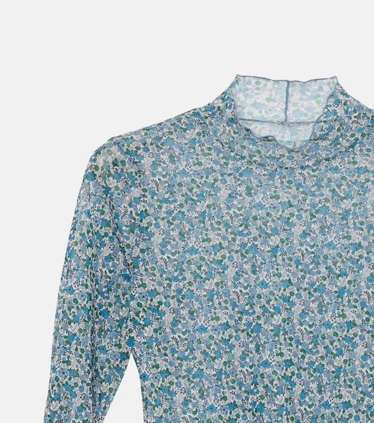 Floral Tulle Top