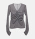 Gathered Tulle Top