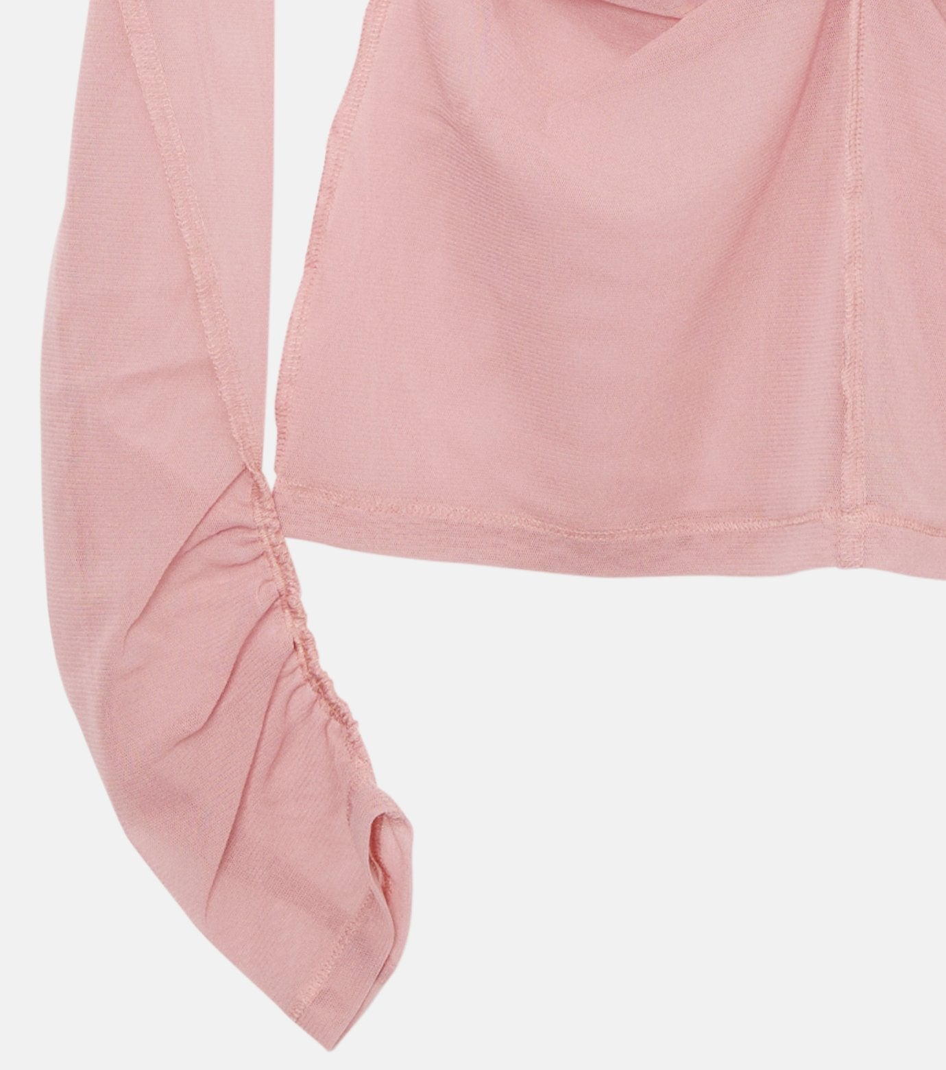 Gathered Tulle Top
