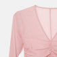 Gathered Tulle Top