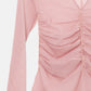 Gathered Tulle Top