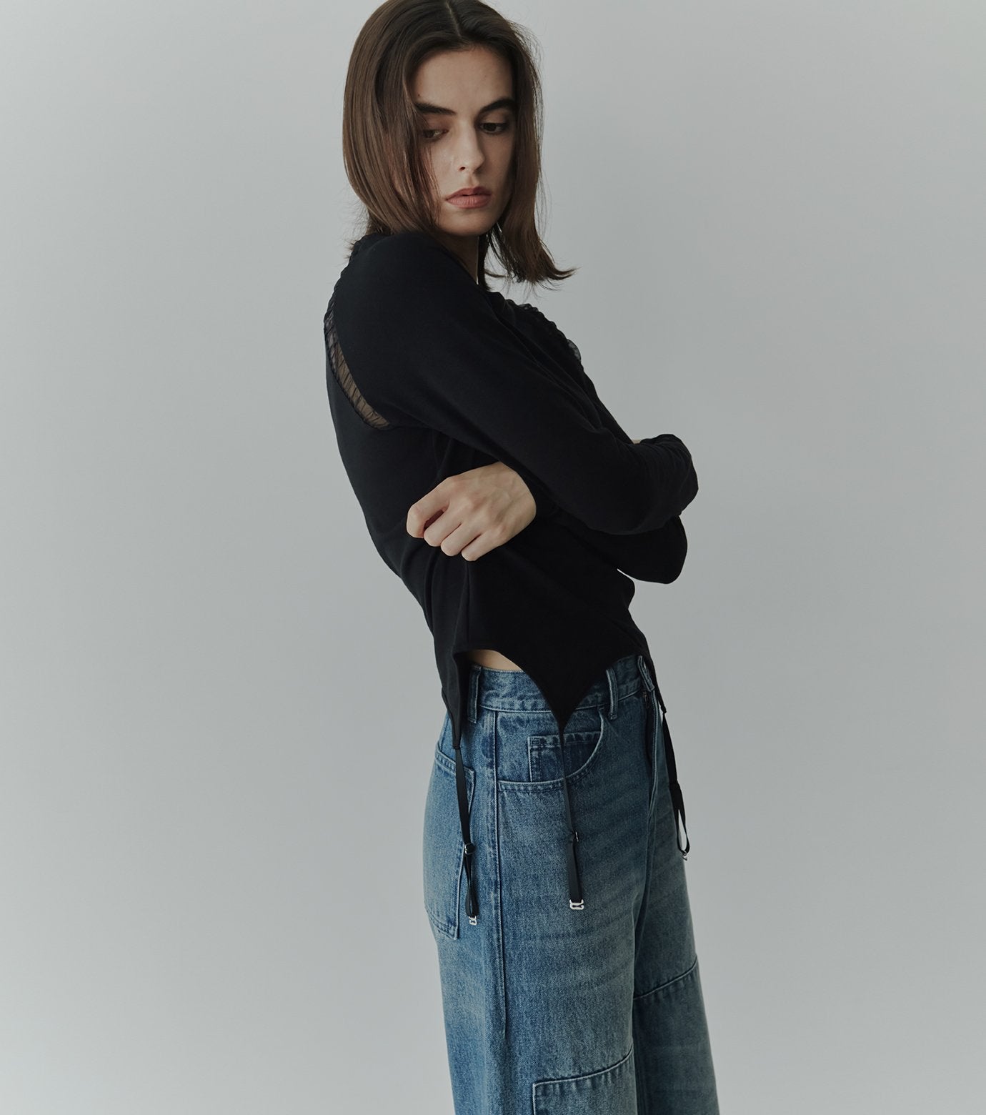 LS Tshirt w/Playful Details