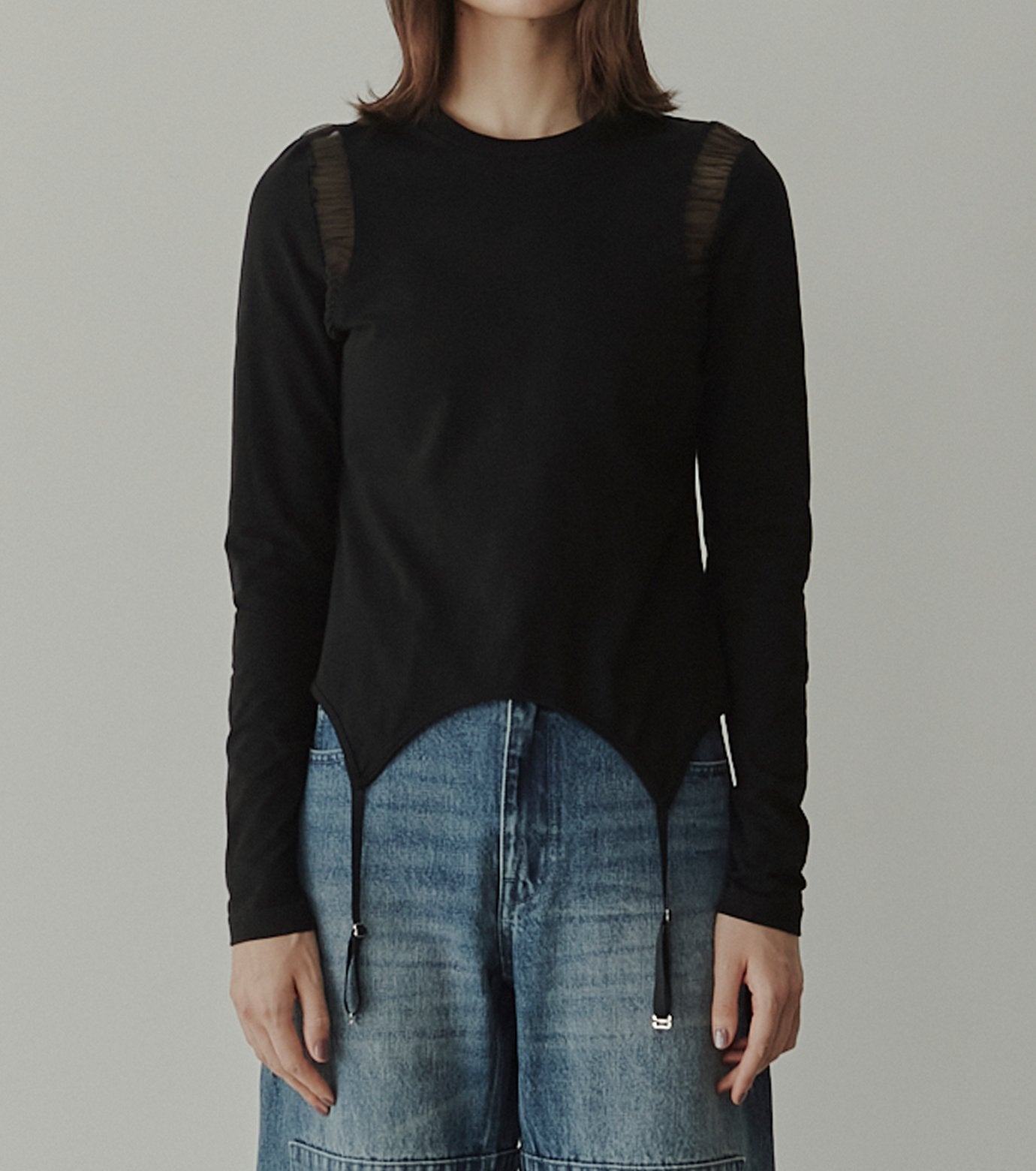 LS Tshirt w/Playful Details