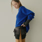 Long Sleeve Jersey Top w/Frilled Hem