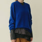 Long Sleeve Jersey Top w/Frilled Hem