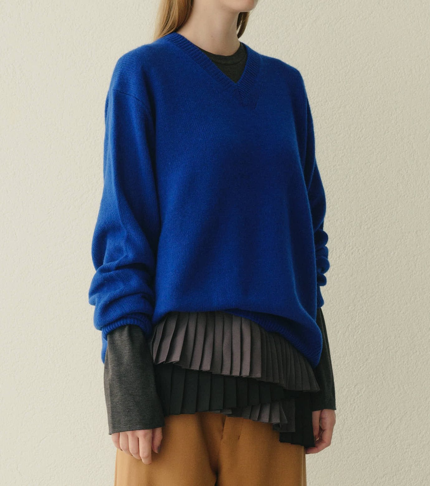 Long Sleeve Jersey Top w/Frilled Hem