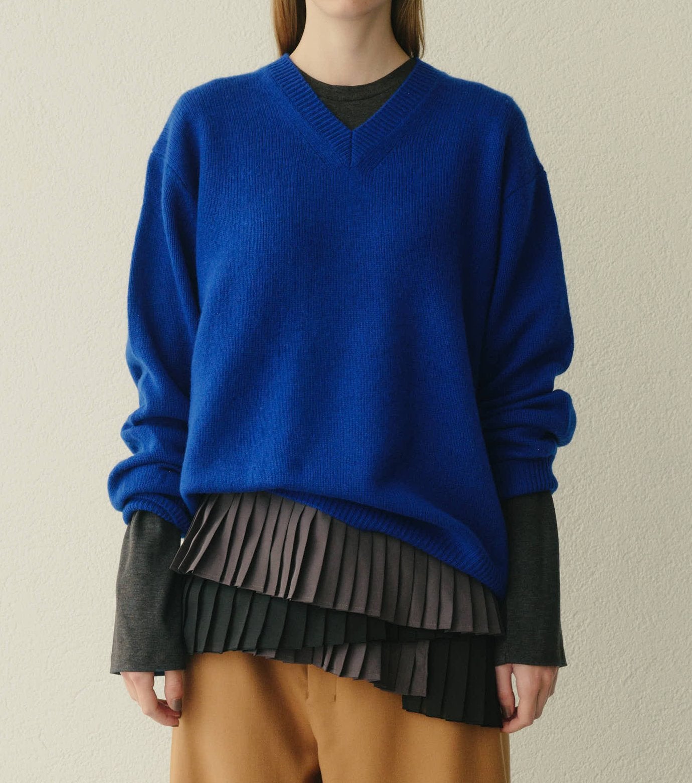 Long Sleeve Jersey Top w/Frilled Hem
