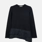 Long Sleeve Jersey Top w/Frilled Hem