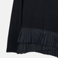 Long Sleeve Jersey Top w/Frilled Hem