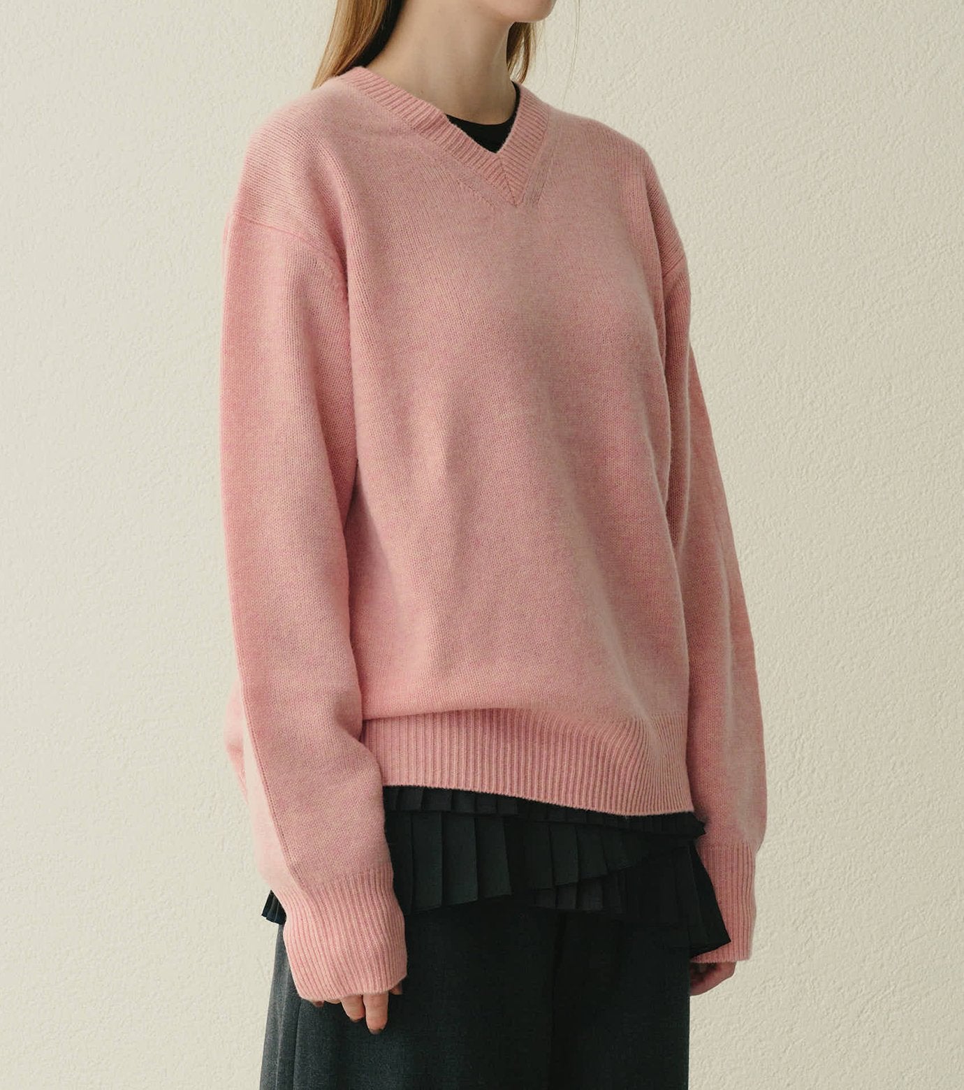 Long Sleeve Jersey Top w/Frilled Hem