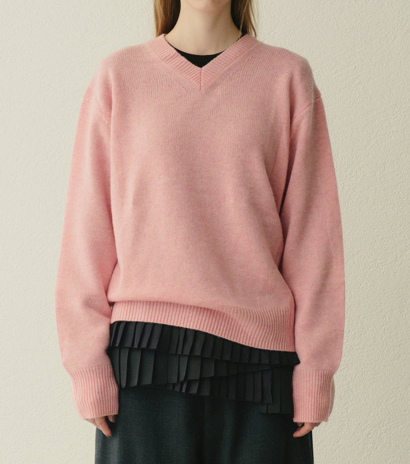Long Sleeve Jersey Top w/Frilled Hem