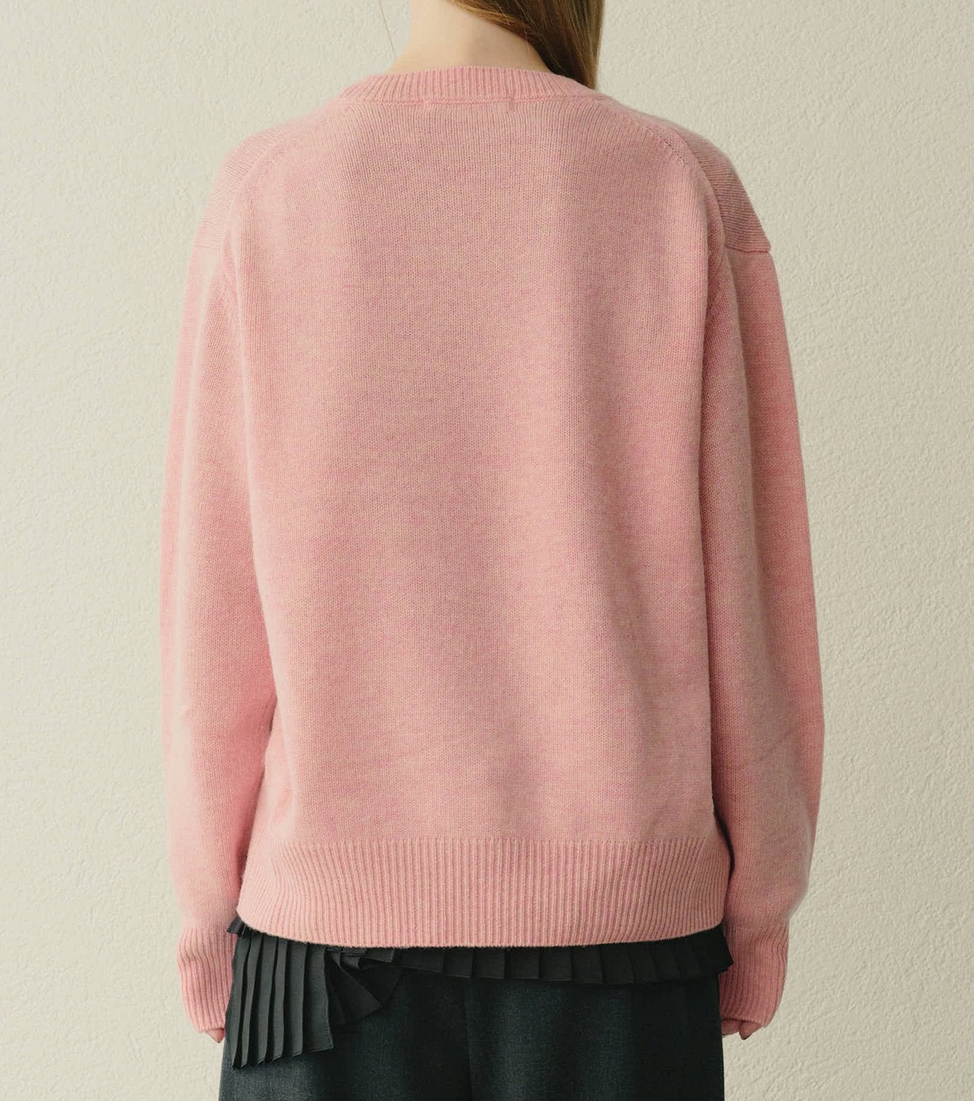 Long Sleeve Jersey Top w/Frilled Hem