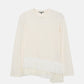 Long Sleeve Jersey Top w/Frilled Hem