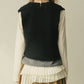 Long Sleeve Jersey Top w/Frilled Hem
