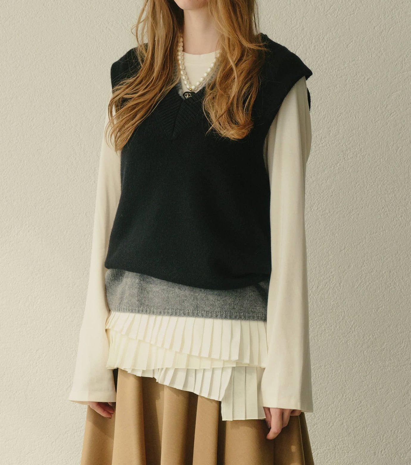 Long Sleeve Jersey Top w/Frilled Hem