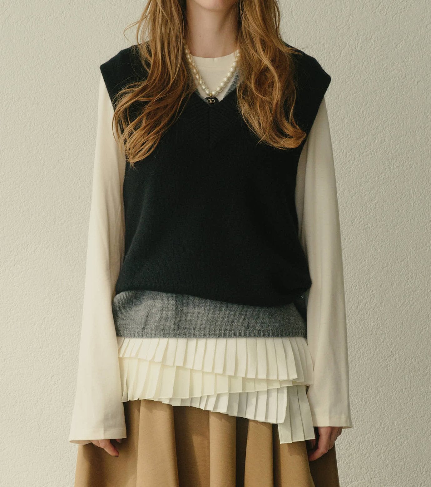 Long Sleeve Jersey Top w/Frilled Hem
