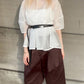 Sheer Jacquard Blouse