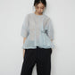Sheer Jacquard Blouse