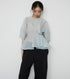 Sheer Jacquard Blouse