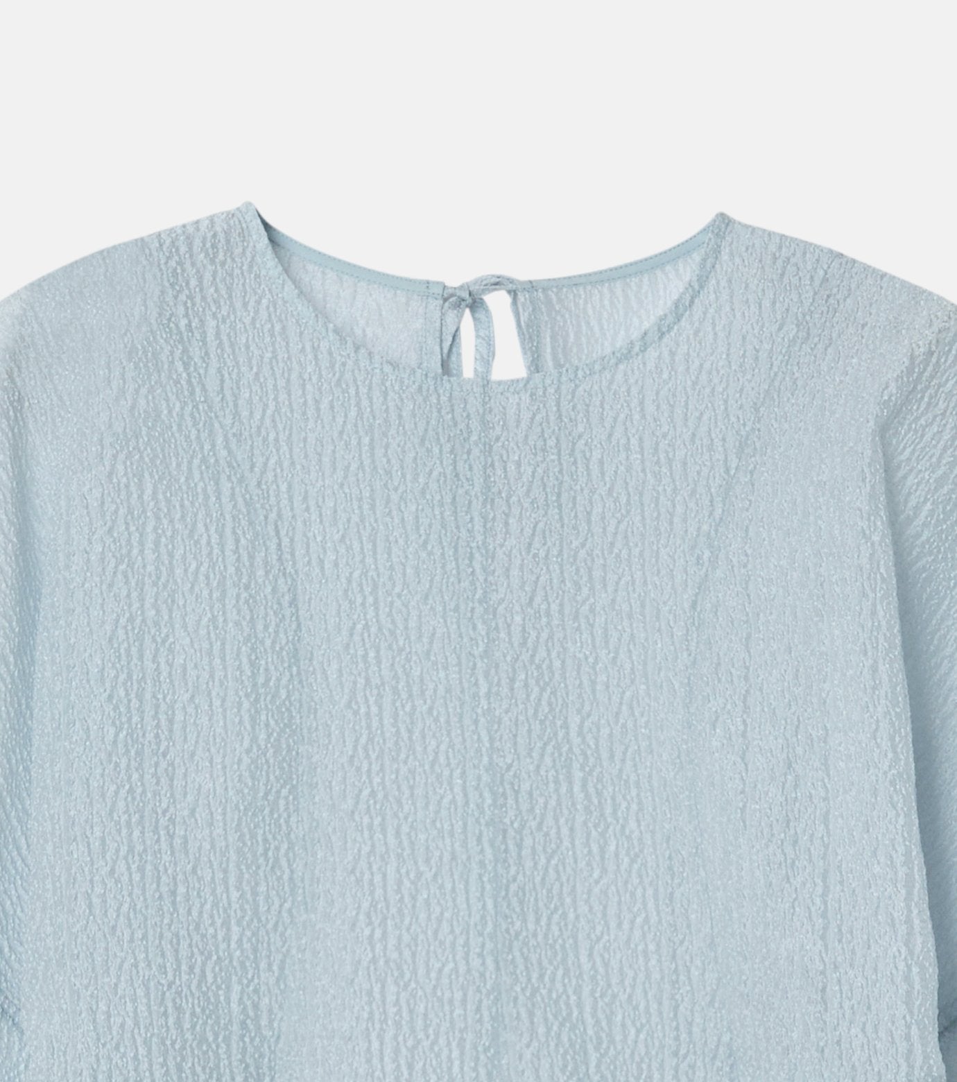 Sheer Jacquard Blouse