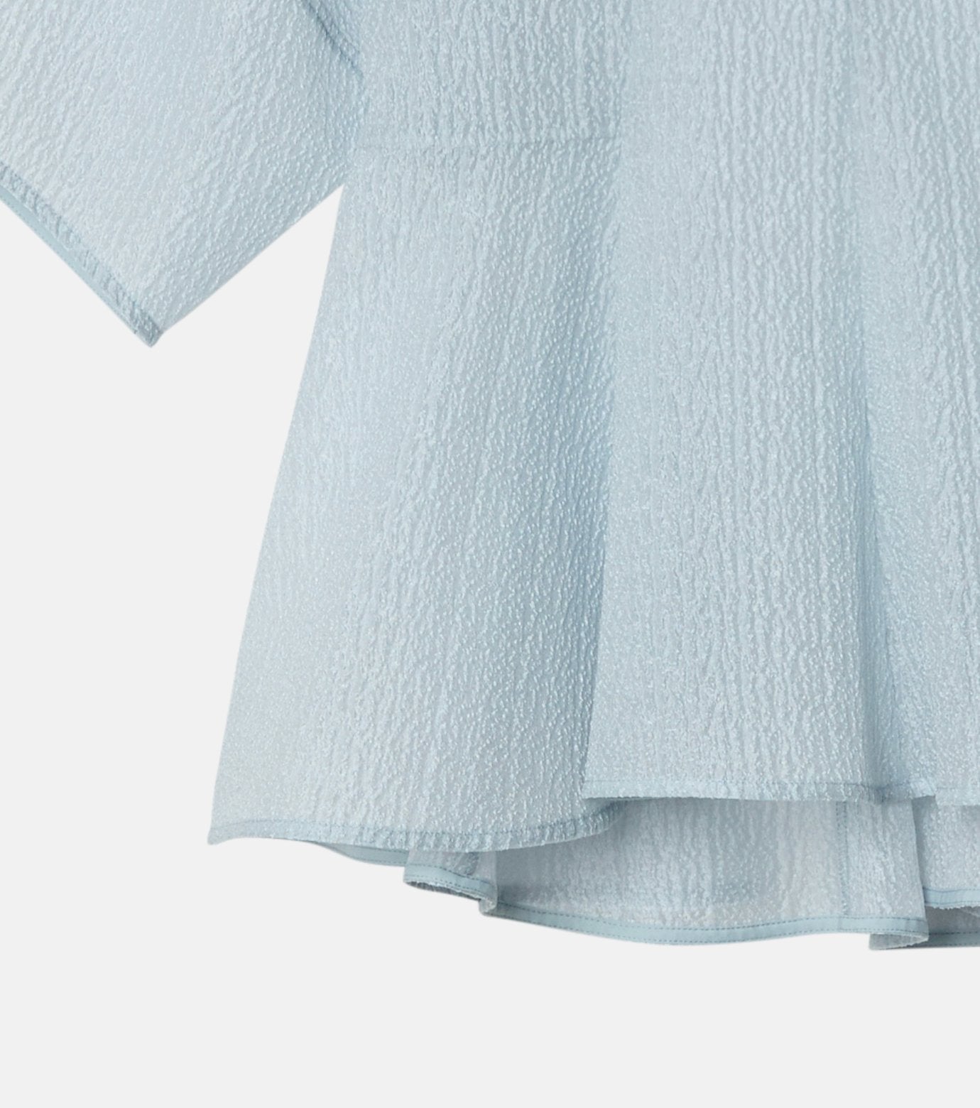 Sheer Jacquard Blouse