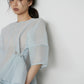 Sheer Jacquard Blouse