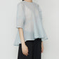Sheer Jacquard Blouse