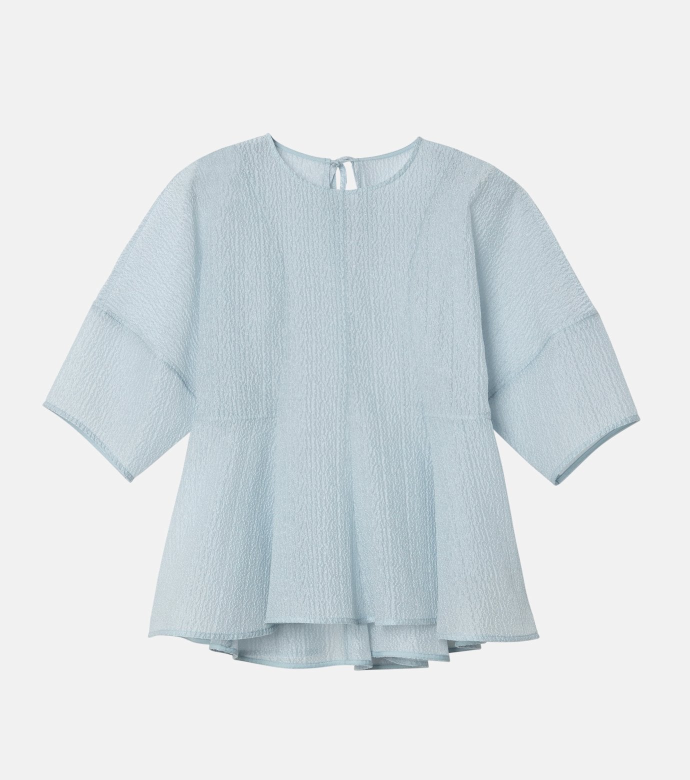 Sheer Jacquard Blouse