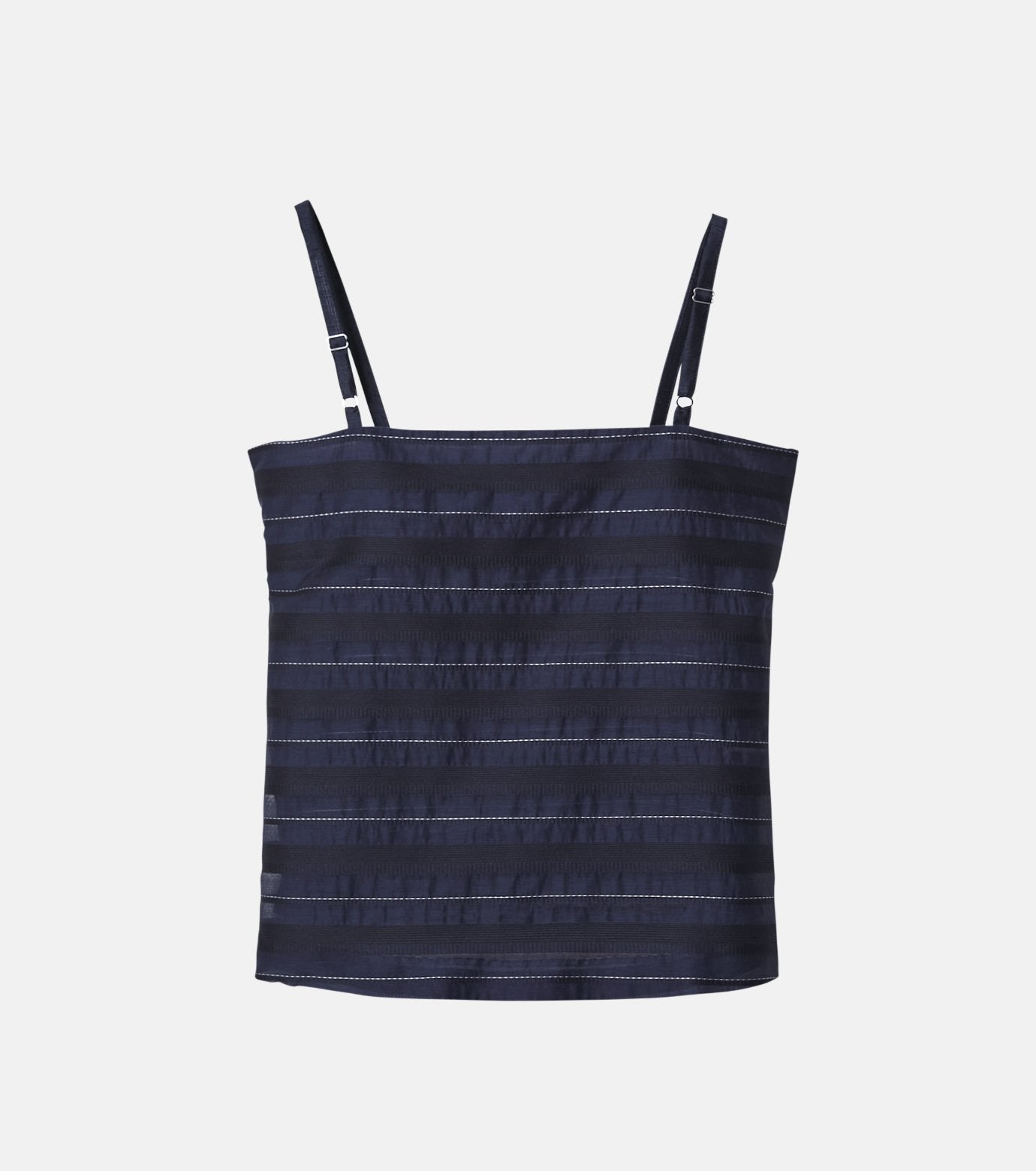 Jacquard Sheer Stripe Cami Top