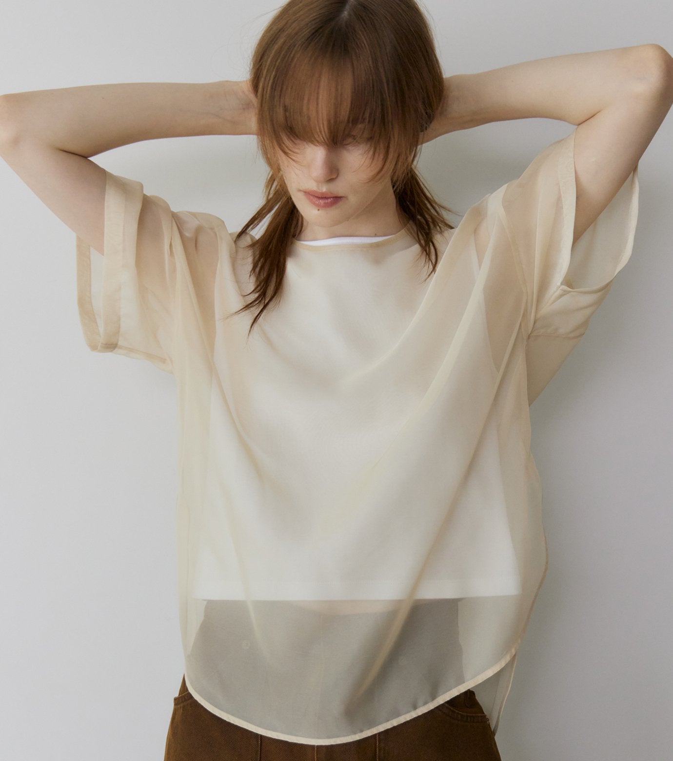 Organza Bi-Color Top