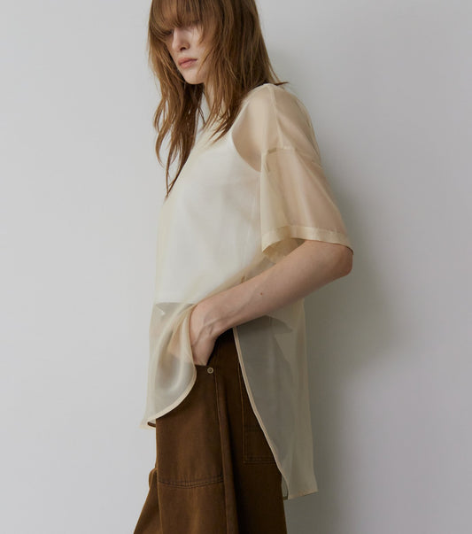 Organza Bi-Color Top
