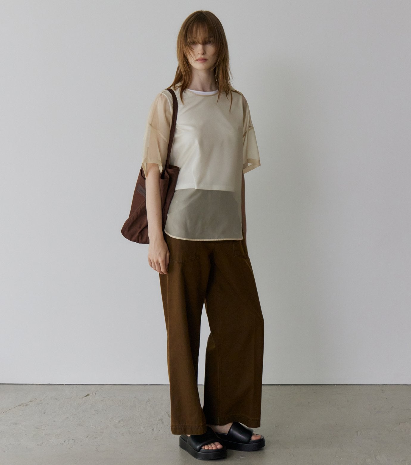 Organza Bi-Color Top