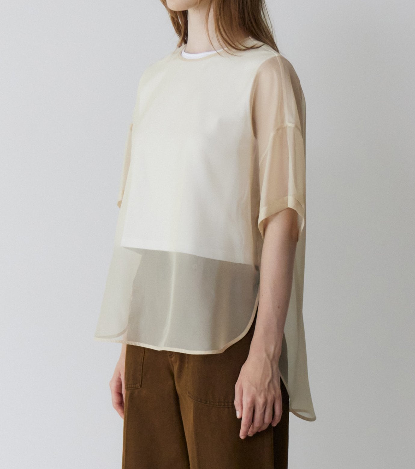 Organza Bi-Color Top