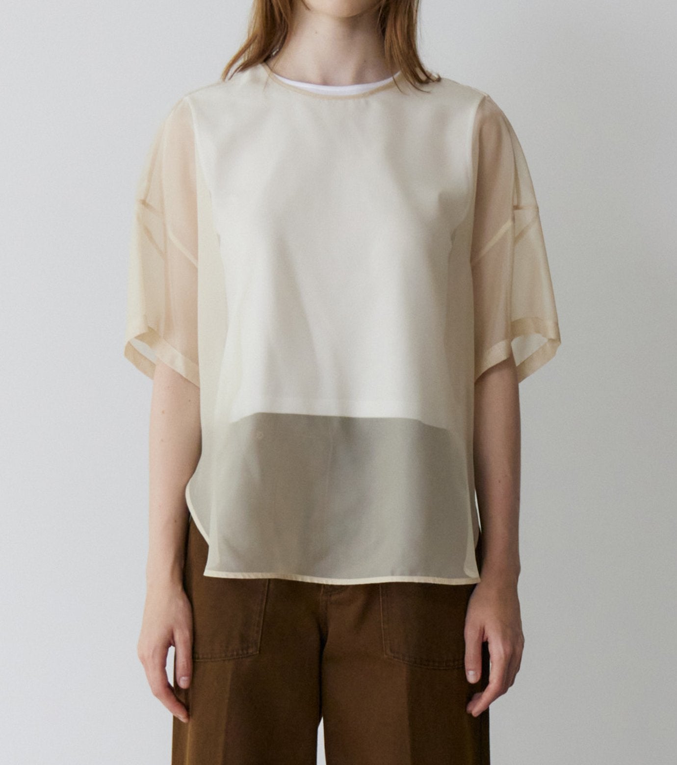 Organza Bi-Color Top