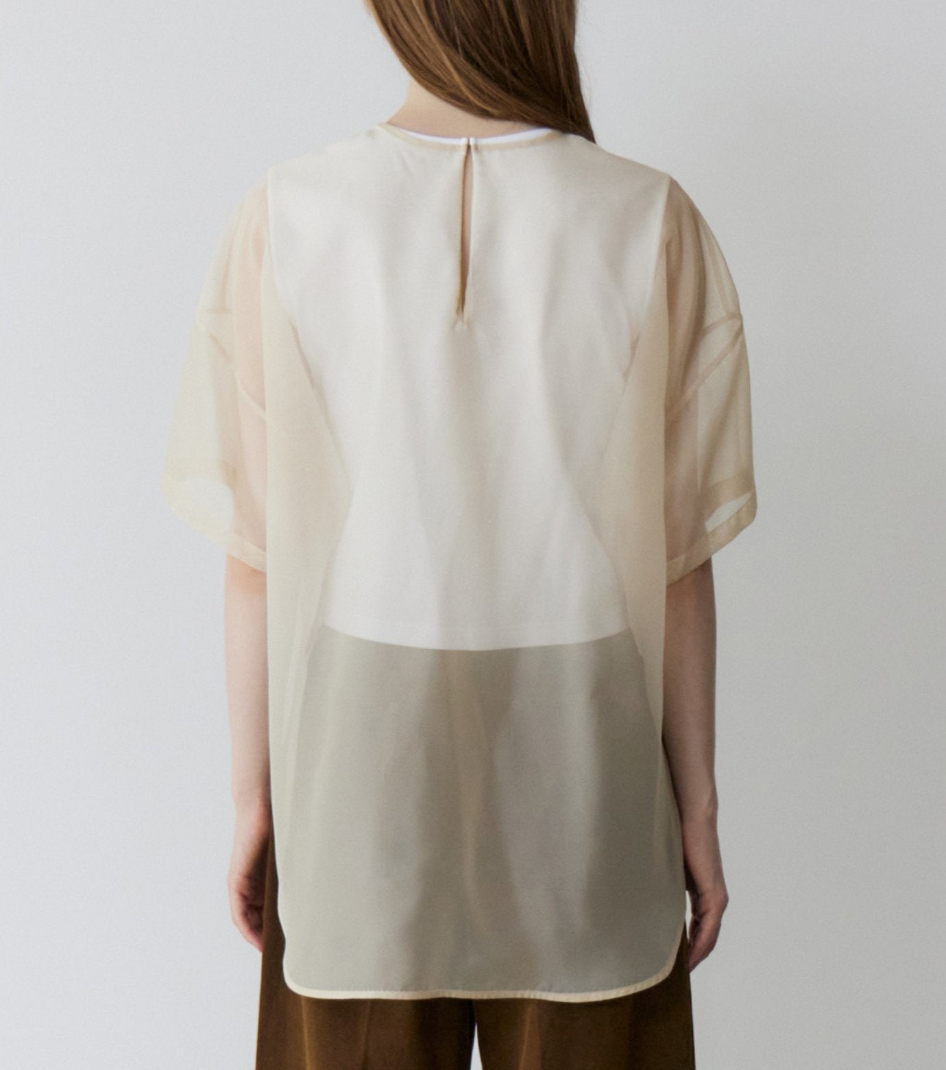 Organza Bi-Color Top