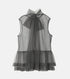 Soft Tulle Bow Tie Top