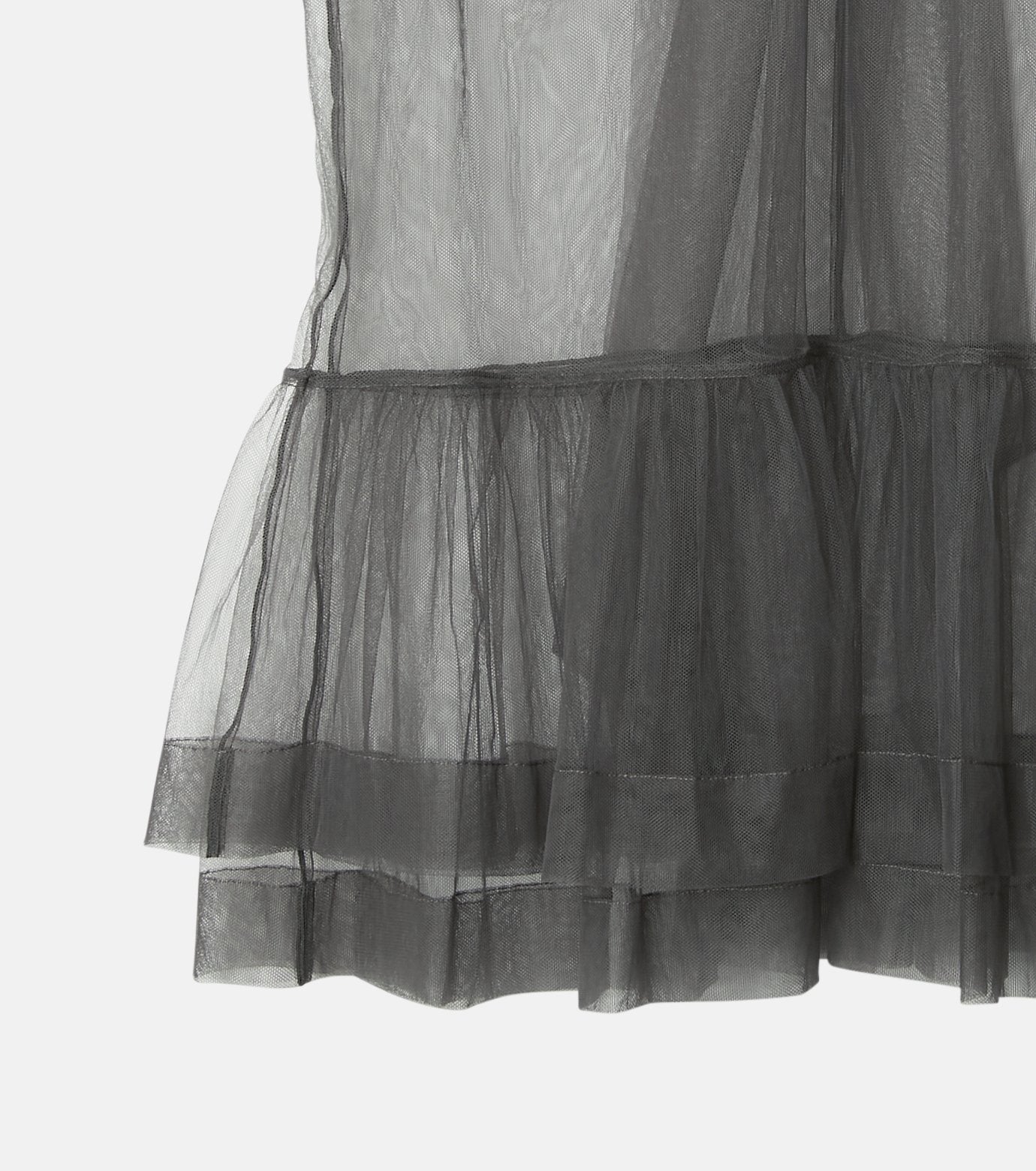 Soft Tulle Bow Tie Top