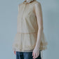Soft Tulle Bow Tie Top
