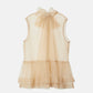Soft Tulle Bow Tie Top