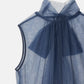 Soft Tulle Bow Tie Top