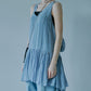 Organza Back-Bow Detail Top