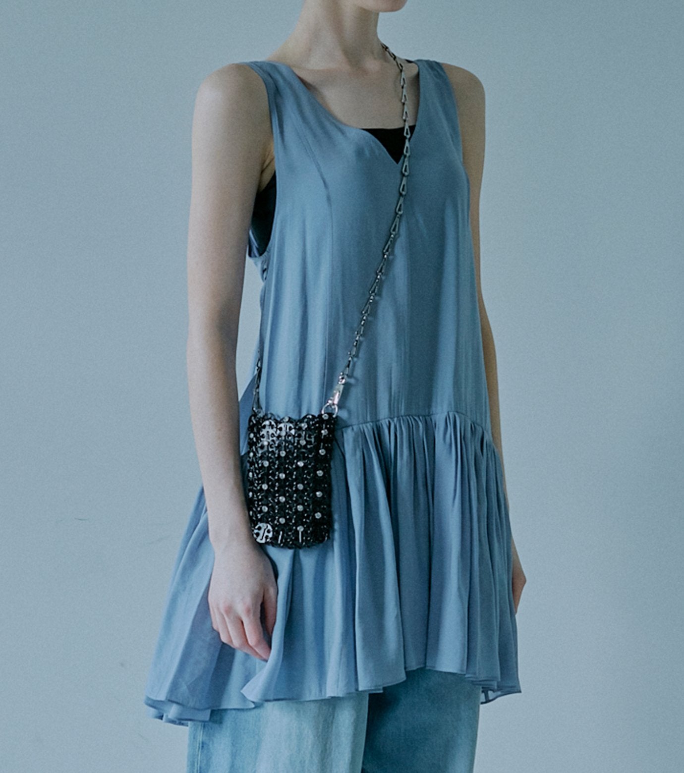 Organza Back-Bow Detail Top