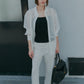 Lace & Mesh Combo Shirt