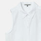 Sleeveless Shirt w/Wire Detailing